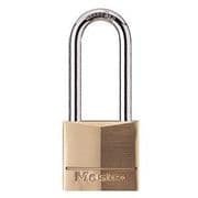 40mm Brass padlock with long hardened steel shackle CLAM