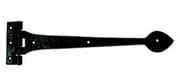 Antique 390mm Plain Hinge - Spear (Pr) - PREMIER - Boxed