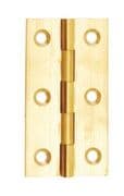Brass 63x35mm Solid Drawn Butt Hinge (No Washers)