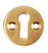 Brass Victorian Open Keyhole Escutcheon