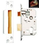 Contract Mortice S/Lock 76mm E/Profile Satin Stainless Steel Comes With Intu Lock Plates