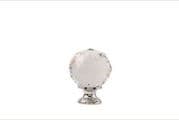 Polished Chrome Plated Faceted Crystal Wardrobe Knob (40mm) - Boxed