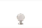 Satin Chrome Plated Faceted Cupboard Knob (30mm)