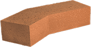 Smooth Red Engineered Perforated Brick AN3.2