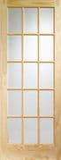 XL Joinery Internal Clear Pine SA77 with Clear Glass (15 Light)