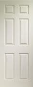 XL Joinery Internal White Moulded Colonist 6 Panel Fire Door