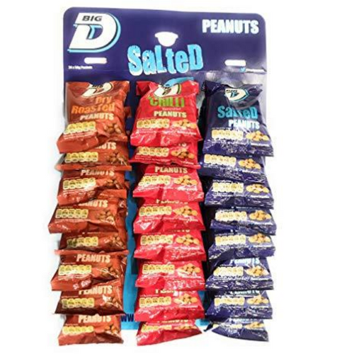 BIG D MXD SALTED, DRY ROASTED & CHILLI 24x50g