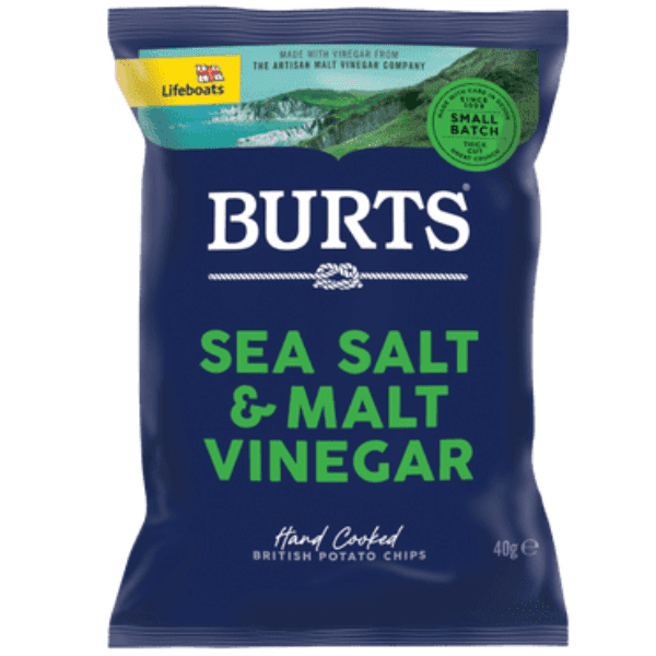 BURTS SEA SALT & MALT VINEGAR