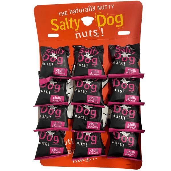 SALTY DOG CHILLI PEANUTS PUB CARD