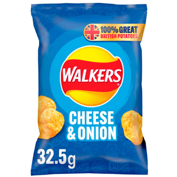 WALKERS CHEESE & ONION
