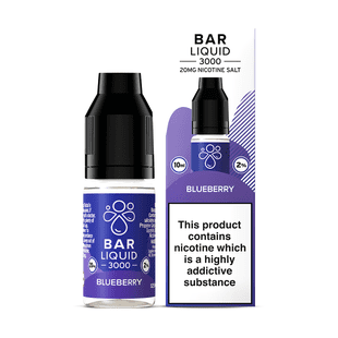 Bar Liquid 3000 - 20mg Nic Salts - Blueberry