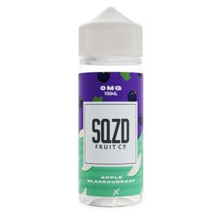 SQZD Fruit Co - Apple Blackcurrant E-liquid 120ML Shortfill