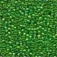00167 Christmas Green Glass Seed Beads
