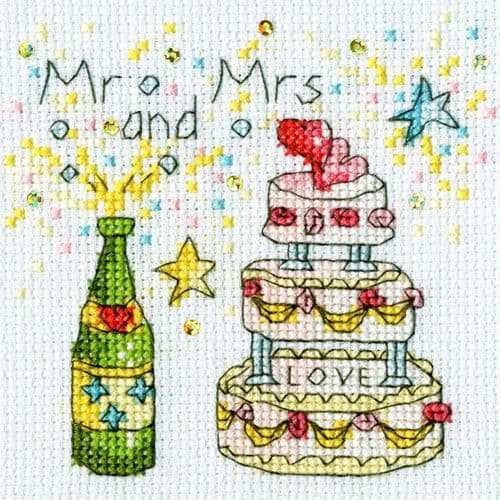 Bothy Threads Cheers Card cross stitch kit