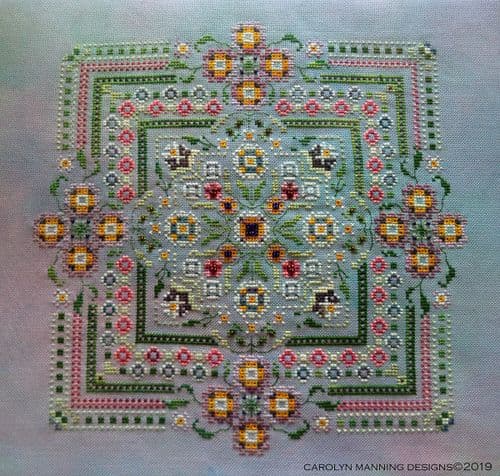 Carolyn Manning Designs Candytuft printed cross stitch chart