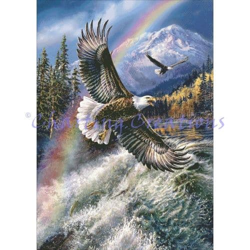 Charting Creations Covenant Eagle printed cross stitch chart