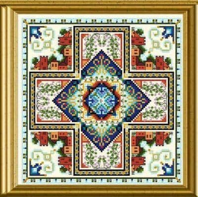 Chatelaine Mini Mandala Mystery 03 cross stitch chart
