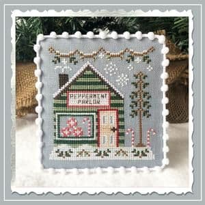 Country Cottage Needleworks Peppermint Parlor - Snow Village cross stitch chart