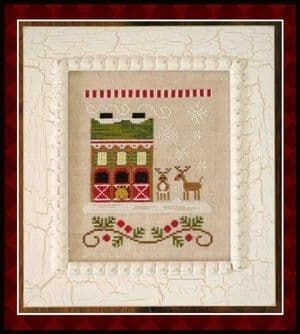 Country Cottage Needleworks Reindeer Stables - Santa's Village cross stitch chart