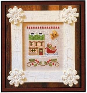 Country Cottage Needleworks Santa's Sleighworks - Santa's Village cross stitch chart