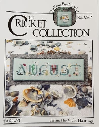 Cricket Collection August cross stitch chart