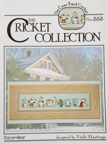 Cricket Collection December cross stitch chart