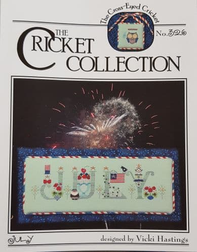 Cricket Collection July cross stitch chart
