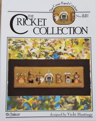Cricket Collection October cross stitch chart
