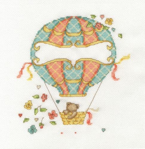 DMC Balloon Baby cross stitch kit