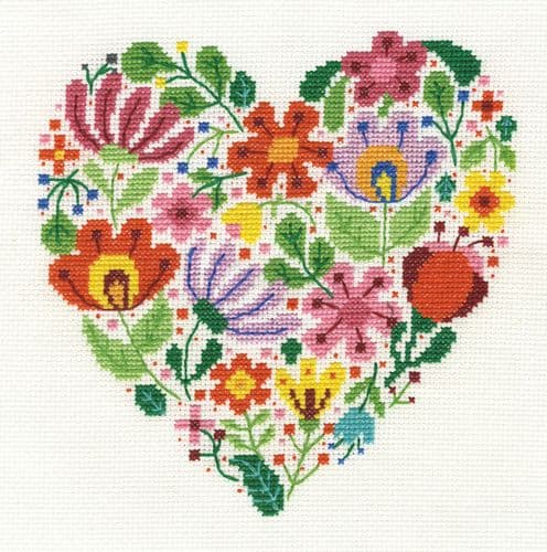 DMC Bouquet of Love cross stitch kit