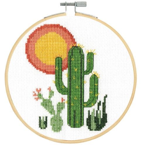 DMC Desert Cactus cross stitch kit