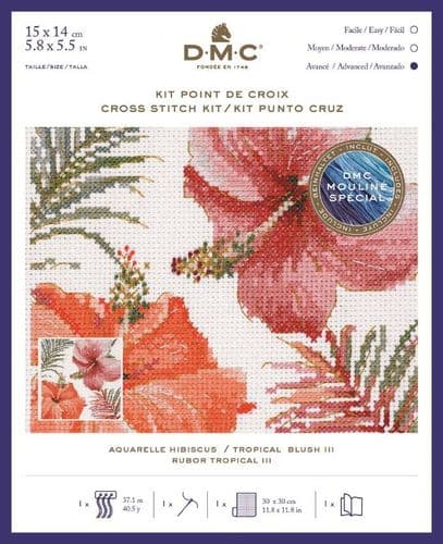 DMC  Rainbow Seeds Tropical Blush III cross stitch kit