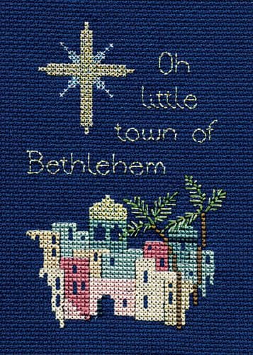 Derwentwater Designs Bethlehem cross stitch kit
