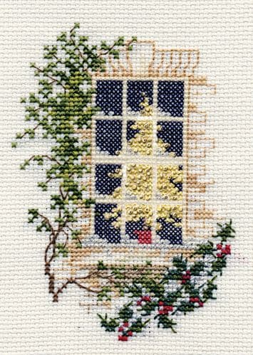 Derwentwater Designs Christmas Window cross stitch kit