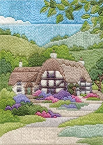 Derwentwater Designs Cottages Summer long stitch kit