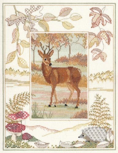 Derwentwater Designs Deer cross stitch kit