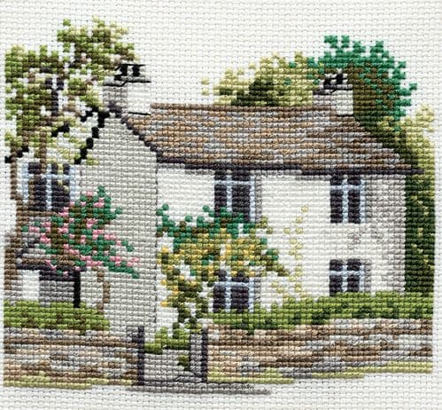 Derwentwater Designs Dove Cottage cross stitch kit