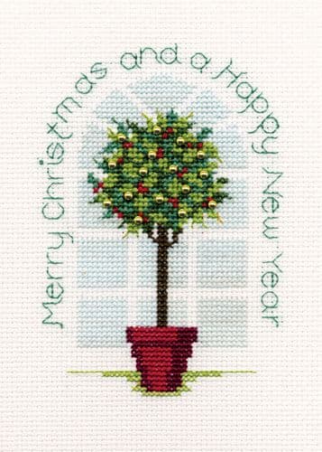 Derwentwater Designs Holly Tree cross stitch kit