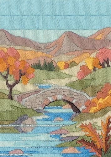 Derwentwater Designs Mountain Autumn long stitch kit