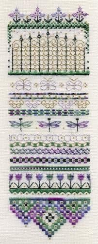 Dinky Dyes Designs Summer's Gate Sampler cross stitch chart