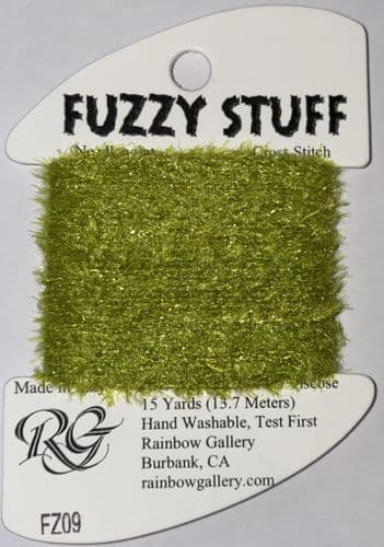 FZ09 - Lime Green Fuzzy Stuff Rainbow Gallery