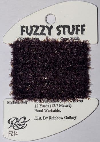 FZ14 - Burgundy Fuzzy Stuff Rainbow Gallery