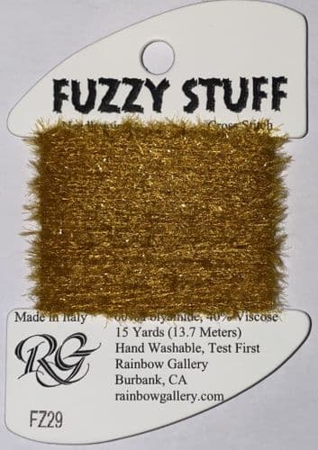 FZ29 - Lite Golden Brown Fuzzy Stuff Rainbow Gallery