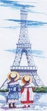 Faye Whittaker Eiffel Tower cross stitch kit