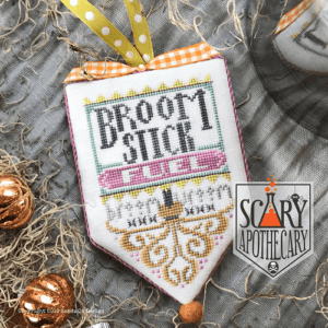 Hands on Design Broom Stick  Scary Apothecary Series cross stitch chart