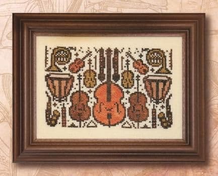 Ink Circles Arranging For Orchestra printed cross stitch chart