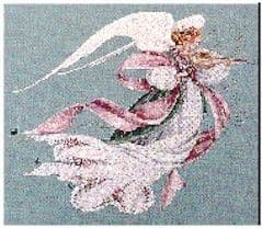 Lavender & Lace Angel of Spring cross stitch chart