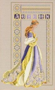 Lavender & Lace Celtic Autumn cross stitch chart