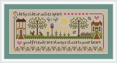 Little Dove Designs Friendship Sampler printed cross stitch chart