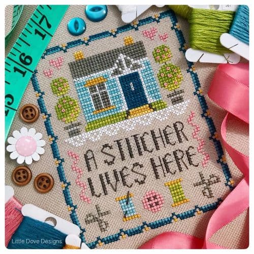 Little Dove Designs Home of a Stitcher printed cross stitch chart